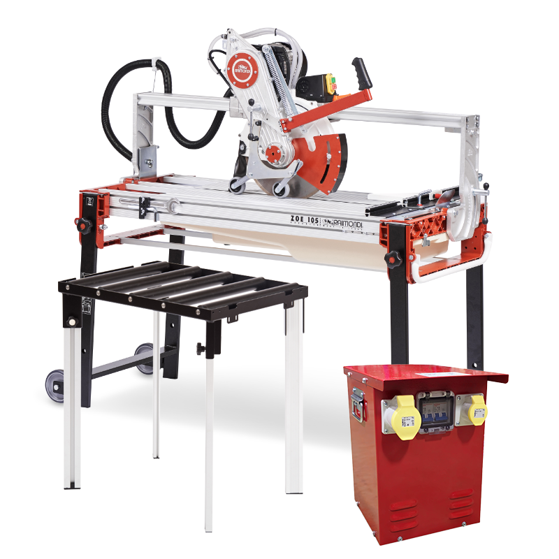 Raimondi Zoe 105 Advanced Bridge Wet Saw 110v Landscaping Kit With